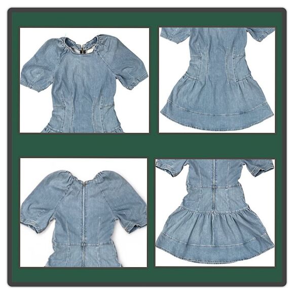 Jonathan Simkhai Holland Denim Mini Dress - Picture 12 of 16